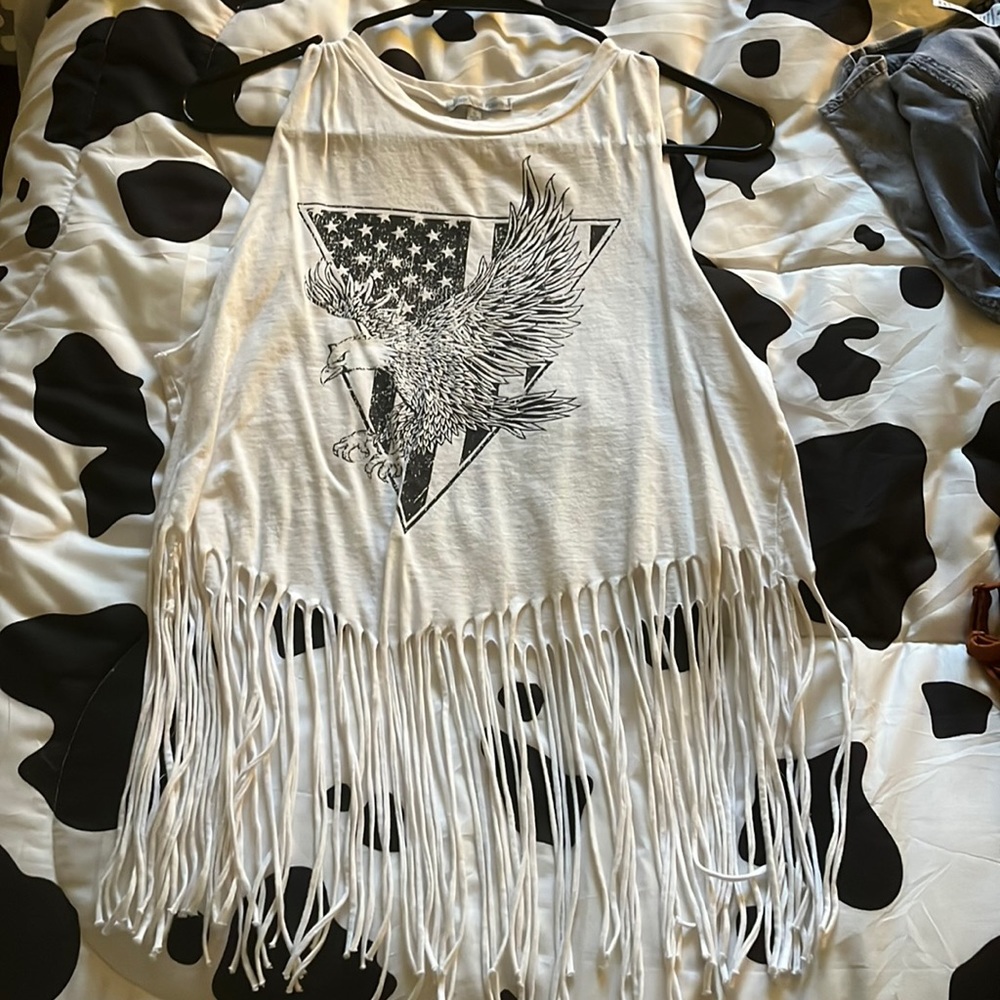 Charlotte Russe eagle tank top